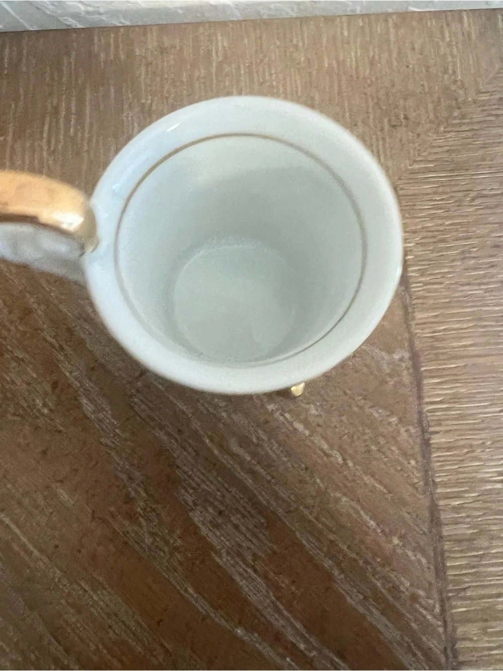 Source Unknown Pink and Gold Porcelain Footed Teacup